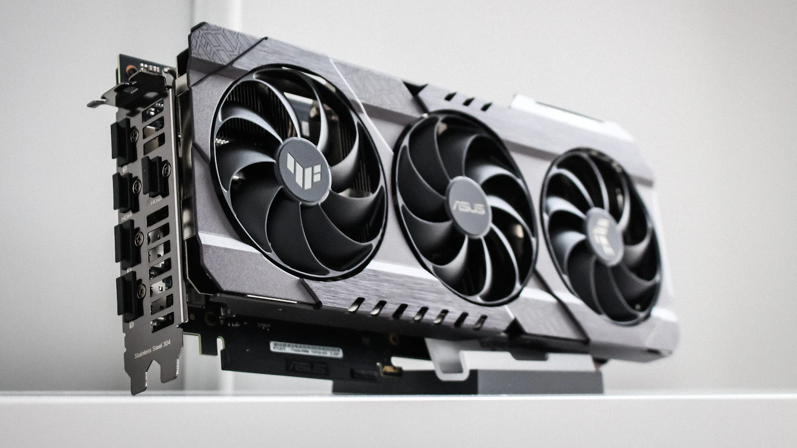 Close up of a graphics card