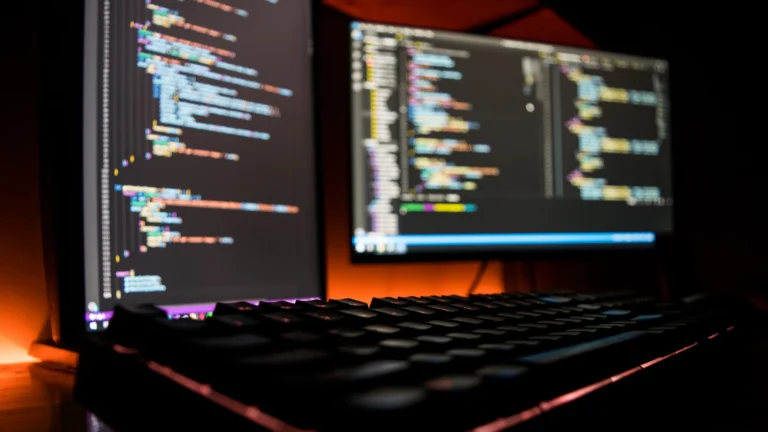 A backlit keyboard on a performance laptop